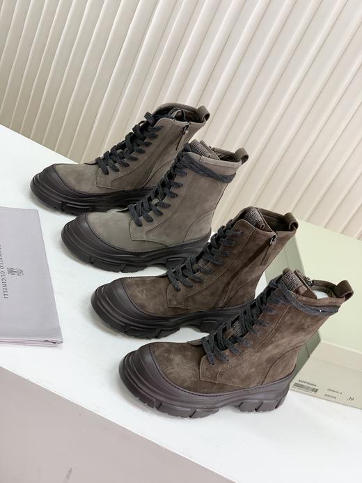 B&C 时尚厚底包头系带马丁靴 商品图8