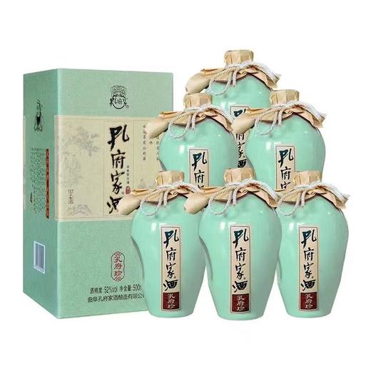 【孔府家酒】孔府珍山东名酒52度浓香型山东白酒500ml*6瓶整箱粮食酒宴请纯粮酒 商品图0