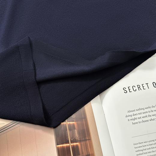 selfwho同款isabelle marran伊莎贝尔笑脸天丝羊毛混纺撞色上衣JS3699044 商品图1