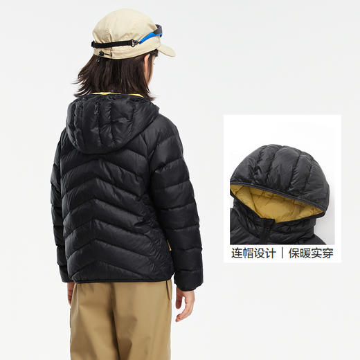【bp】巴拉巴拉功能运动秋冬轻量保暖羽绒服短款户外连帽外套时尚 商品图3