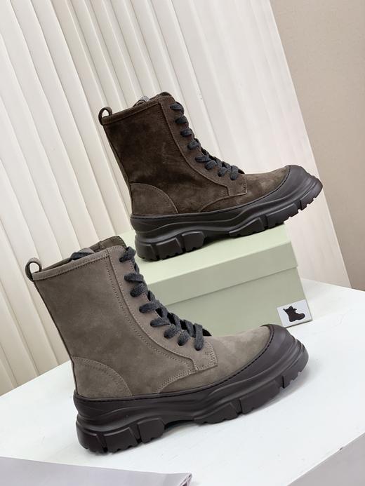 B&C 时尚厚底包头系带马丁靴 商品图2