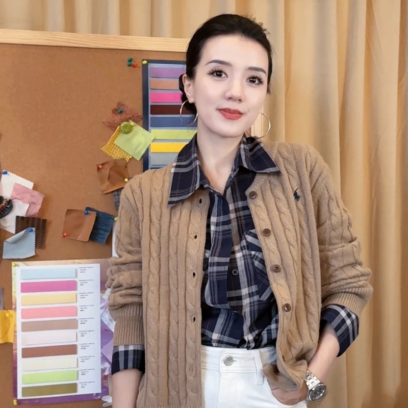 NORNS LADY诺恩【老钱美学】绞花肌理立体显瘦刺绣小标针织衫 H25SK43487-12.1