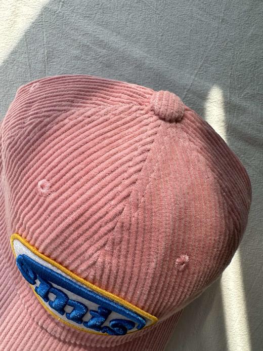 贝壳三 秋冬情侣款灯芯绒软顶棒球帽小众字母刺绣鸭舌帽C091312 商品图14