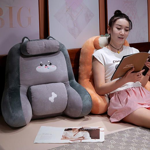 自然醒卡通护颈垫多功能腰靠枕QYL 商品图11