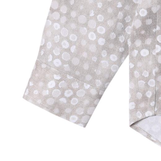 24764SDSA男士秋冬新款痞帅男装潮牌撞色领带设计长袖衬衫时尚简约衬衣 商品图4