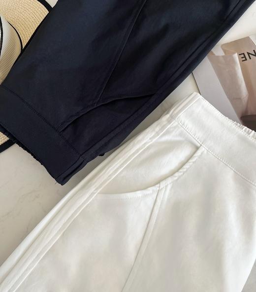 cosAcosB 伊芙丽进口中空纱抗皱百搭镰刀裤2173 商品图5