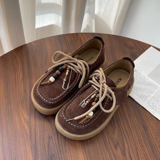 凯撒KAISER 巴恩风厚底袋鼠鞋 慵懒松弛 复古百搭 KS1016 商品图5