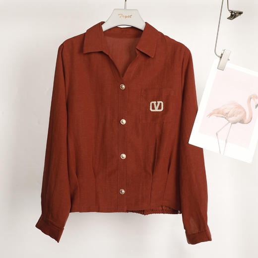 25秋冬简约长袖衬衫25Q610-2202 商品图1