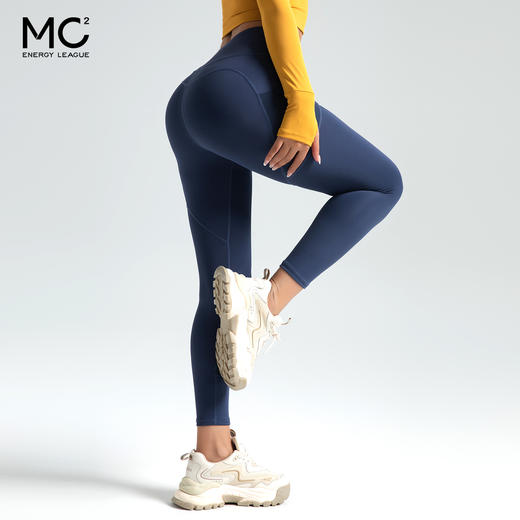 女装侧边口袋蜜桃瑜伽裤-MTCK90K5232884 商品图1