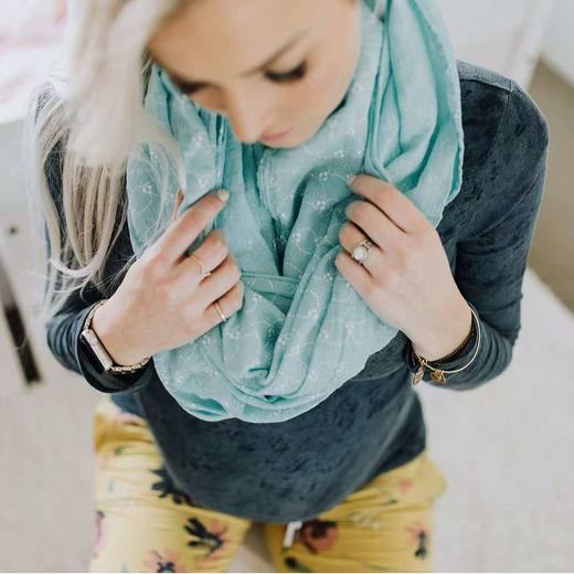 【亏本清仓 不支持退换 介意慎拍】Bébé au Lait 纯棉/有机棉/纱棉哺乳巾（买哺乳巾可+10元换购哺乳围巾1条，花色随机，围巾单拍不发） 商品图6