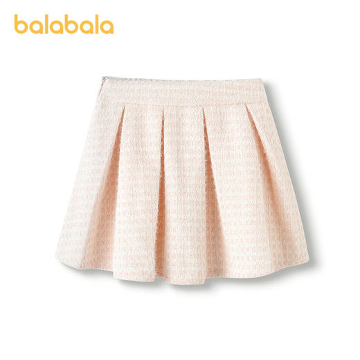 巴拉巴拉童装女童短裙2025冬季新款儿童百褶裙小香风 商品图1