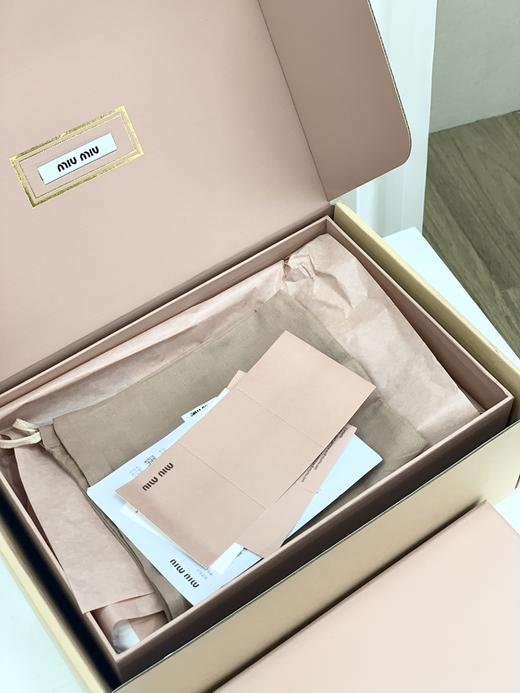 Miu家2025专柜最新款 时尚抽绳绑带厚底魔术贴凉鞋 商品图12