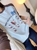 韩国小众撞色Kitty卡通印花插肩袖T恤 商品缩略图9