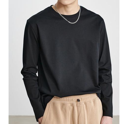 全能打底【严白小白T长袖】长袖小白t 基础款情侣长袖Ｔ恤上衣衣服服饰  0308返团 商品图7