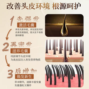 同仁堂防脱育发洗发水生姜增发密发固发养发防脱发侧柏叶洗发露 /个人护理 /洗发护发 /洗发水 商品图1