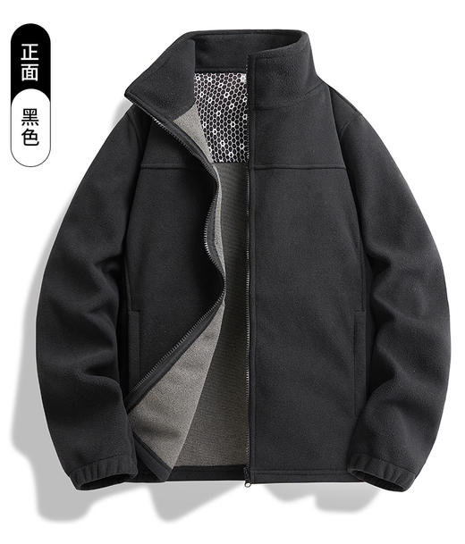 沸腾蓄热 智能温控 情侣抓绒衣 男女内搭 冲锋衣内胆 秋冬加厚保暖上衣BS25666-W 商品图3