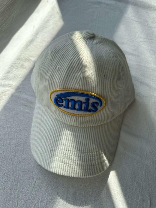 贝壳三 秋冬情侣款灯芯绒软顶棒球帽小众字母刺绣鸭舌帽C091312 商品图10