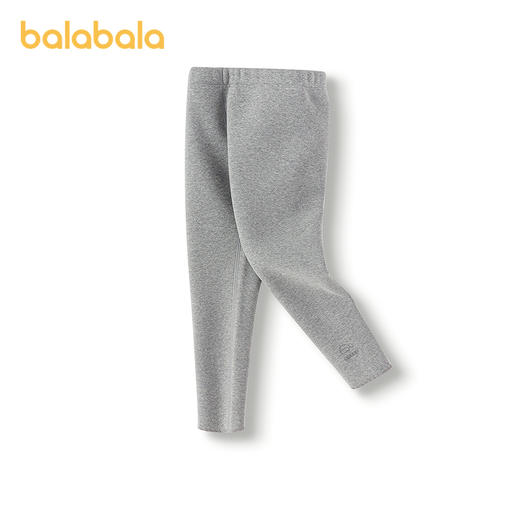 巴拉巴拉童装儿童打底裤加绒保暖女童裤子秋冬长裤时尚百搭休闲裤 商品图4