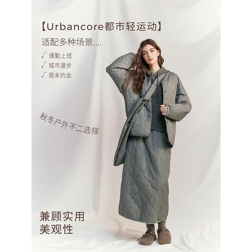 棉仓366607007-葫芦绗线新雪丽宽松棉服四件套 商品图2