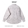 24764SDSA男士秋冬新款痞帅男装潮牌撞色领带设计长袖衬衫时尚简约衬衣 商品缩略图5