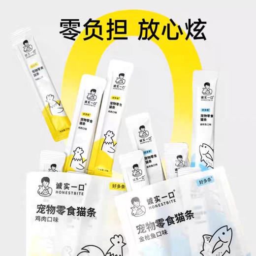 【上新】诚实一口好多条猫条5支装零补水补充营养多种口味零食 商品图1