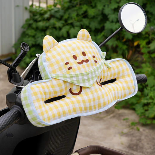 自然醒方巾格子喵儿童防撞垫QYL 商品图9