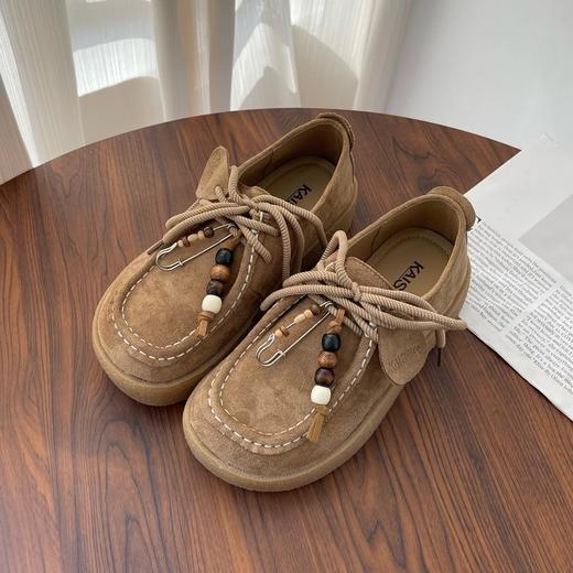 凯撒KAISER 巴恩风厚底袋鼠鞋 慵懒松弛 复古百搭 KS1016 商品图7