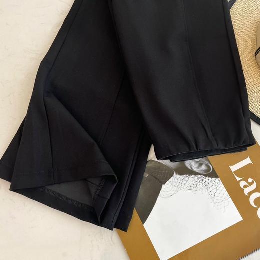 cosA cosB春夏四面弹显瘦显高垂坠感松紧腰微喇阔腿裤2104 商品图4