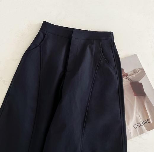 cosAcosB 伊芙丽进口中空纱抗皱百搭镰刀裤2173 商品图3