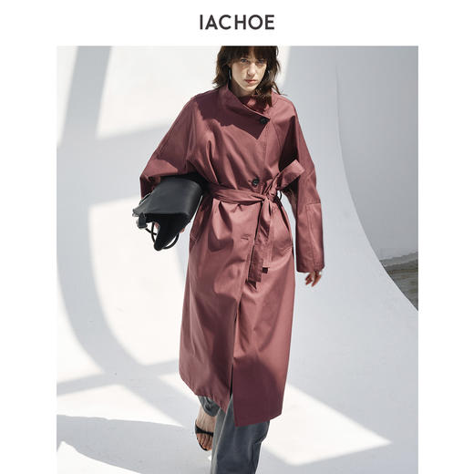 棉仓3671509002-长款全棉风衣 商品图0