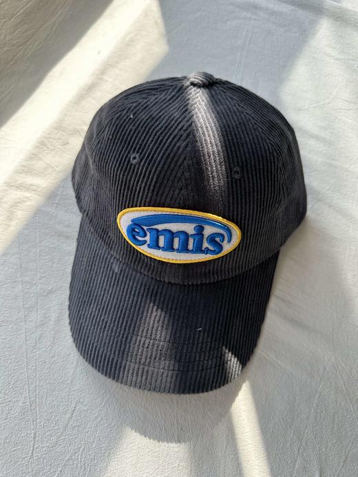 贝壳三 秋冬情侣款灯芯绒软顶棒球帽小众字母刺绣鸭舌帽C091312 商品图4