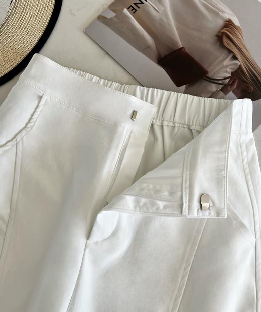 cosAcosB 伊芙丽进口中空纱抗皱百搭镰刀裤2173 商品图8