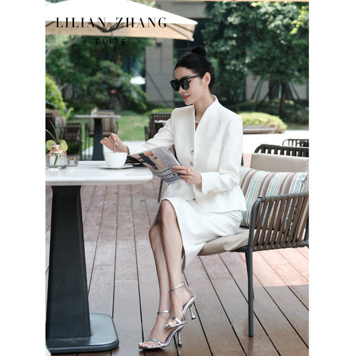 定制—新中式—繁花盛绽 —遇见挚爱气质外套半身裙 23050242303035 商品图2