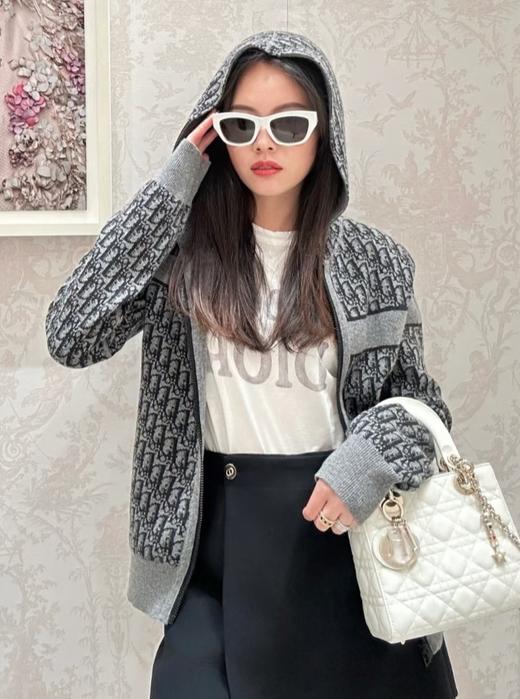 女款羊绒纱双面针织外套毛衣010 商品图5