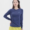 纳趣户外速干衣天丝羊毛无缝一体织运动速干长袖T恤跑步健身女款 商品缩略图4