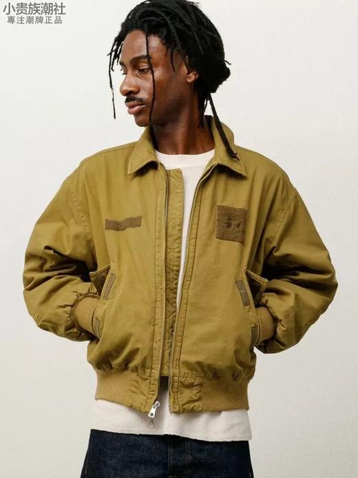 STU*SY/斯tu西 翻领徽标飞行员教练夹克 商品图1