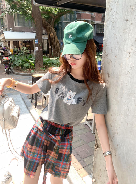 【129元任选2件】现货！红黑格子绑带裙裤 商品图11