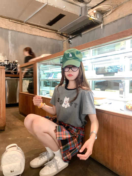 【129元任选2件】现货！红黑格子绑带裙裤 商品图13