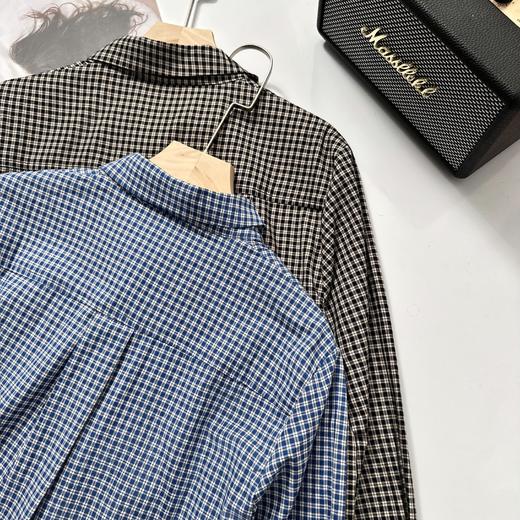 isabelle marran之禾同款秋季简约格纹衬衫JS3692865 商品图1