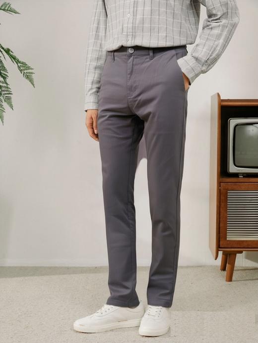 佐丹奴男装25年商场同款标准窄脚版型休闲裤01115048 商品图1