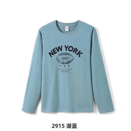 250g 水洗磨毛~ E | F-全新升级复古&1987 个性潮流印花 长袖T 商品图3