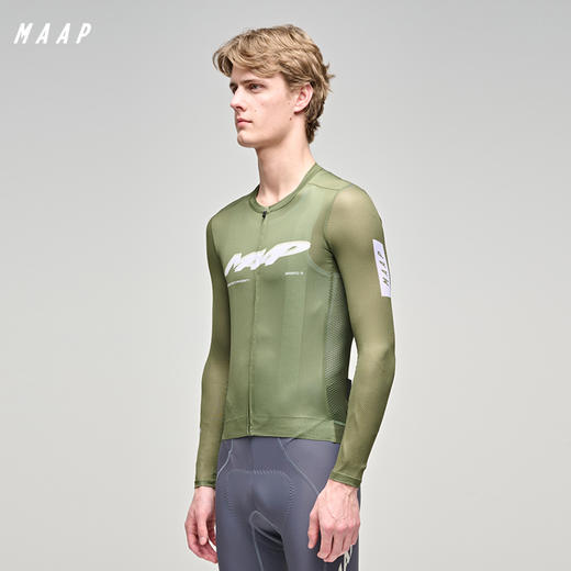 MAAP 男士 Blaze系列 Pro Air 3.0 丛林绿 长袖骑行服 商品图0