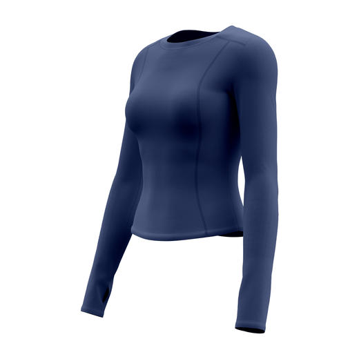 跃牌【瑜堂系列】春秋修身运动上衣女长袖T恤高弹瑜伽服透气跑步显瘦健身衣JYMC176 商品图4