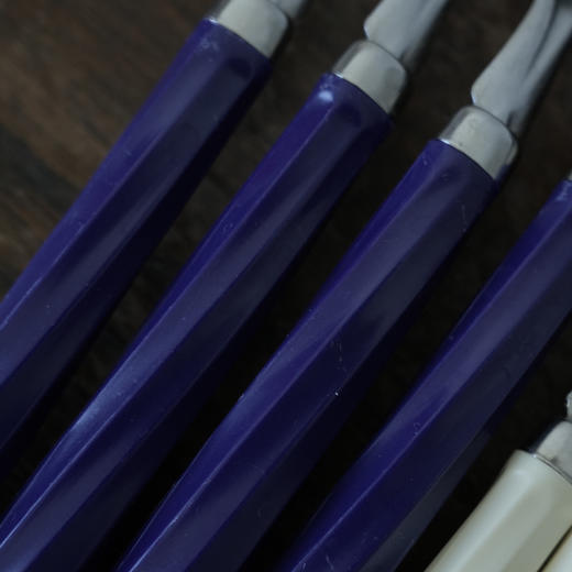 法国Marie Claire中古亚克力不锈钢餐勺 多色入 商品图4