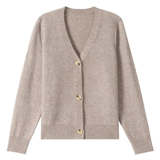 CC秋装女2025年新款外套短款小香风上衣V领气质春秋毛衣针织开衫女 商品图4