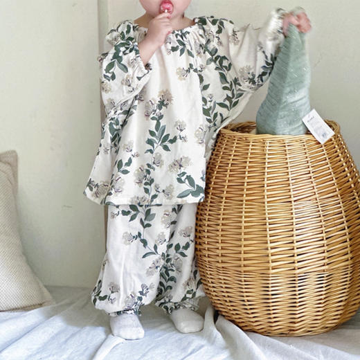 裁缝学苑TH11家居服套装纸样儿童男童女童睡衣童装上衣裤子样板 商品图1