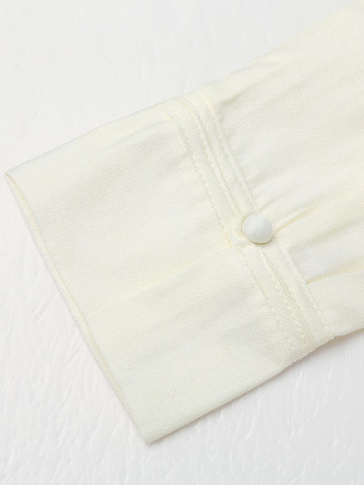 优雅通勤首选！ 白色立领褶皱衬衫，尽显知性气质 商品图2