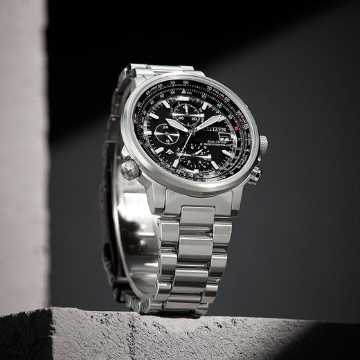 西铁城/CITIZEN电波对时不锈钢时尚腕表AT8300-58E 商品图5
