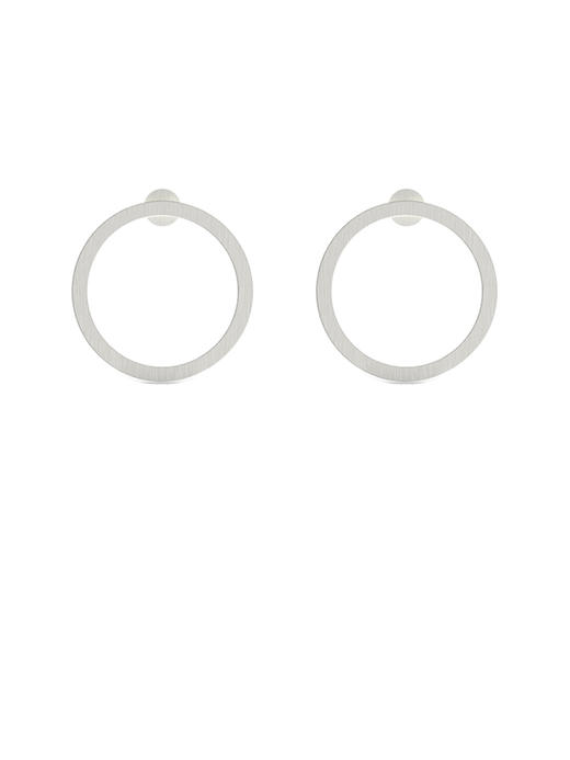 SSCE｜222SAB3E106F Earrings黑洞耳环24x24mm【BLACK HOLE】 商品图0