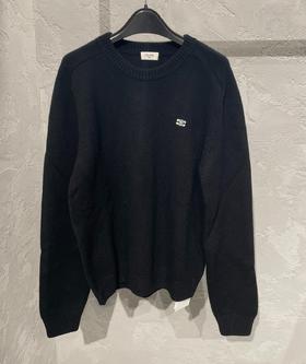 中性款logo长袖针织毛衣008